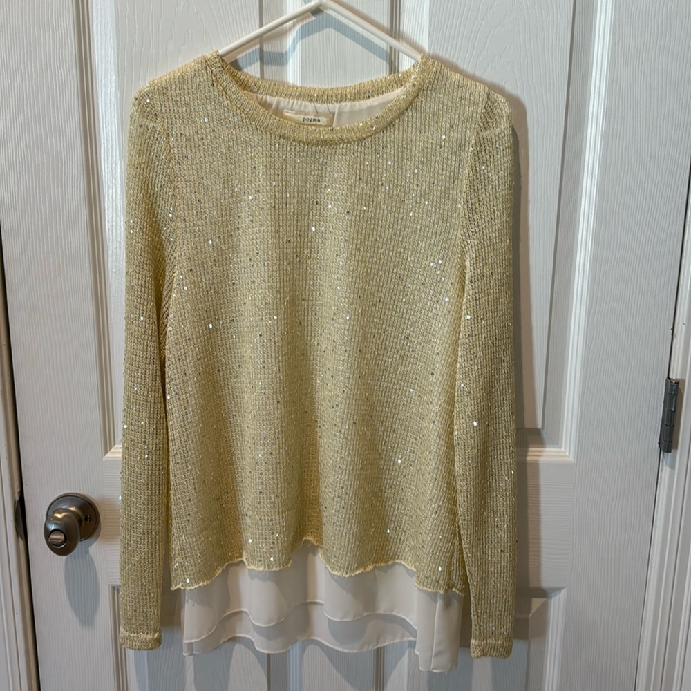 Poema long sleeve blouse